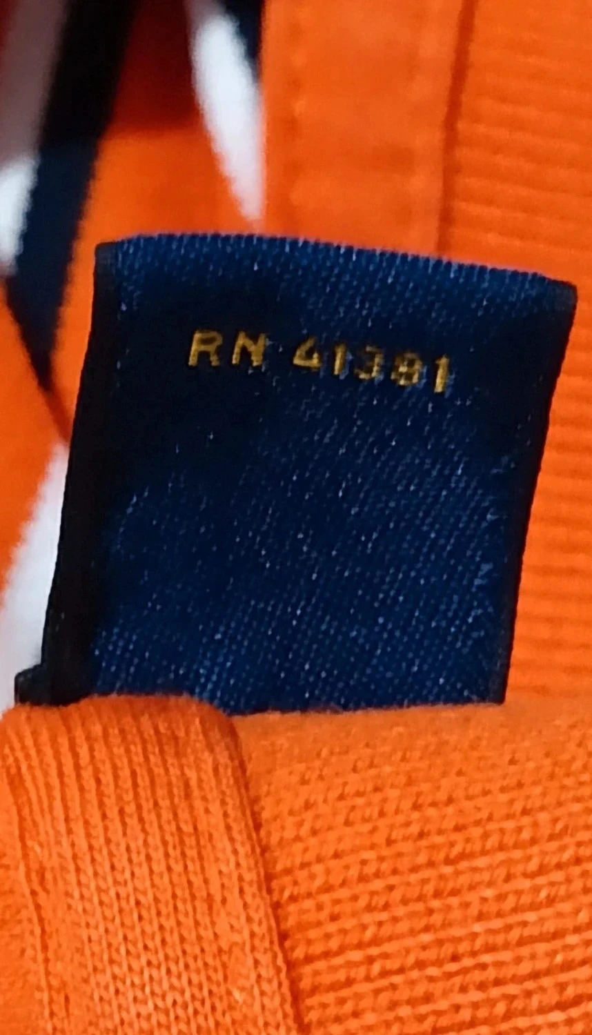 Polo Ralph Lauren Pima Soft Touch orange Rayures bleu blanc Taille XL – photo 13